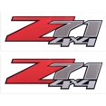 thumbnail image 3 of LAICAIW Two Pc Z71 4x4 Decals Stickers Compatible for 2007-2013 Chevy Silverado 1500HD 2500 HD (RED), 3 of 5