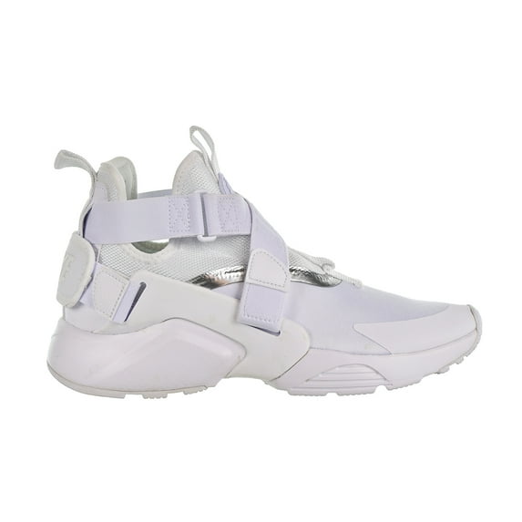 Nike Huarache City Big Kids' Shoes White-Metallic Silver aj6662-100