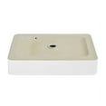 thumbnail image 6 of Concorde 24 Rectangle Ceramic Vessel Sink, 6 of 11