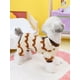thumbnail image 1 of Pet Home Clothes, Cat Pajamas, Dog Casual Four-legged Clothes, Wave Pattern Four-legged Fleece Jacket, 1 of 4