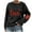 Black, variant on Gytharion Valentine's Day Sweatshirts for Women Cute Love Heart Print Pullover Shirts Loose Casual Long Sleeve Crew Neck Blouses Ladies Soft Comfy Valentines Tops
