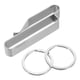 thumbnail image 1 of Llavero de coche de metal para hombre, llavero de cinturón de acero inoxidable, 1 of 6