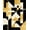 Gold, Pattern 3, variant on ODIKA 4'x6' Machine Washable Non-Slip Area Rug, Whimsical Maze Interlocking Labyrinth High Traffic Rug, Black, 664256