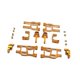 thumbnail image 2 of 1:10 RC Car Parts Repuestos Aleación de aluminio Accesorios profesionales para RC Car Oro, 2 of 9