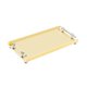 thumbnail image 4 of Bandeja rectangular para servir con asas, bandeja para mesa de centro, ideal para encimeras y dormitorios. Amarillo L, 4 of 9
