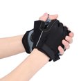 thumbnail image 3 of Par de guantes de fitness, manopla para levantamiento de pesas con medio dedo, antideslizantes, resistentes al desgaste para ciclismo y escalada, 3 of 10