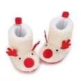 thumbnail image 3 of Biekopu Baby Fleece Slippers Soft Anti-Slip Deer Booties Winter Warm Infant Socks Crib Shoes, 3 of 8