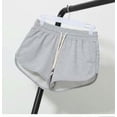 thumbnail image 4 of Pantalones deportivos de talla grande para mujer, versión coreana, para yoga, correr, cintura alta, holgados, de pierna ancha, informales, para verano, 4 of 6