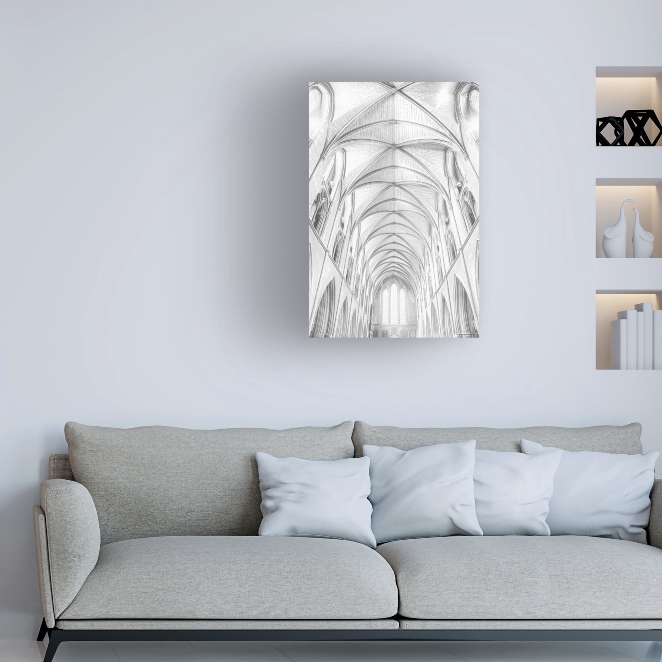 Trademark Fine Art Gary E Karcz St Patrick's Cathedral, Dublin Canvas Wall Art