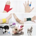 thumbnail image 5 of 1 Inch Skin Colour Elastic Cohesive Wrap, Bexikou 12Pcs Self-Adhesive Bandage Finger Tape, First Aid Wrap for Wrist Ankle Sprains Swelling & Sports Injury, 5 of 9