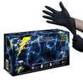 thumbnail image 1 of Guantes de examen Atlantic Safety Products Black Lightning Nitrile, 1 of 7
