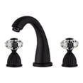 thumbnail image 1 of Grifo de Baño de Dos Manijas de Estilo Vintage, Grifo de Orificios, Grifo de Lavabo de Baño con Manija de Cristal, 1 of 5