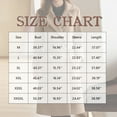 thumbnail image 4 of Stichou Women's Plus Size Elegant Notched Lapel Coat Mid-Length Thicken Warm Wool Blend Coats Casual Fall Winter Long Overcoat Khaki 4XL, 4 of 6