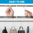 thumbnail image 4 of Minzimin 10/20 Pcs S Hooks for Hanging, Heavy Duty S Shaped Hooks Silver, Kitchen Hooks, S Hanger Hooks for Plants, Pots, Towels and Bags, with Safety Buckle Design, 3.5 Inch, 4 of 7
