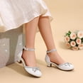 thumbnail image 2 of Zapatos de Vestir Dream Pairs para Niñas con Punta Cerrada y Tacones Bajos, 2 of 7