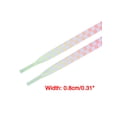 thumbnail image 3 of INSPIRE CHIC Two Color Checkered Flat Shoelaces Plaid Shoe Laces for Sneaker 1 Pair Colorful Gradient 160cm/63", 3 of 4