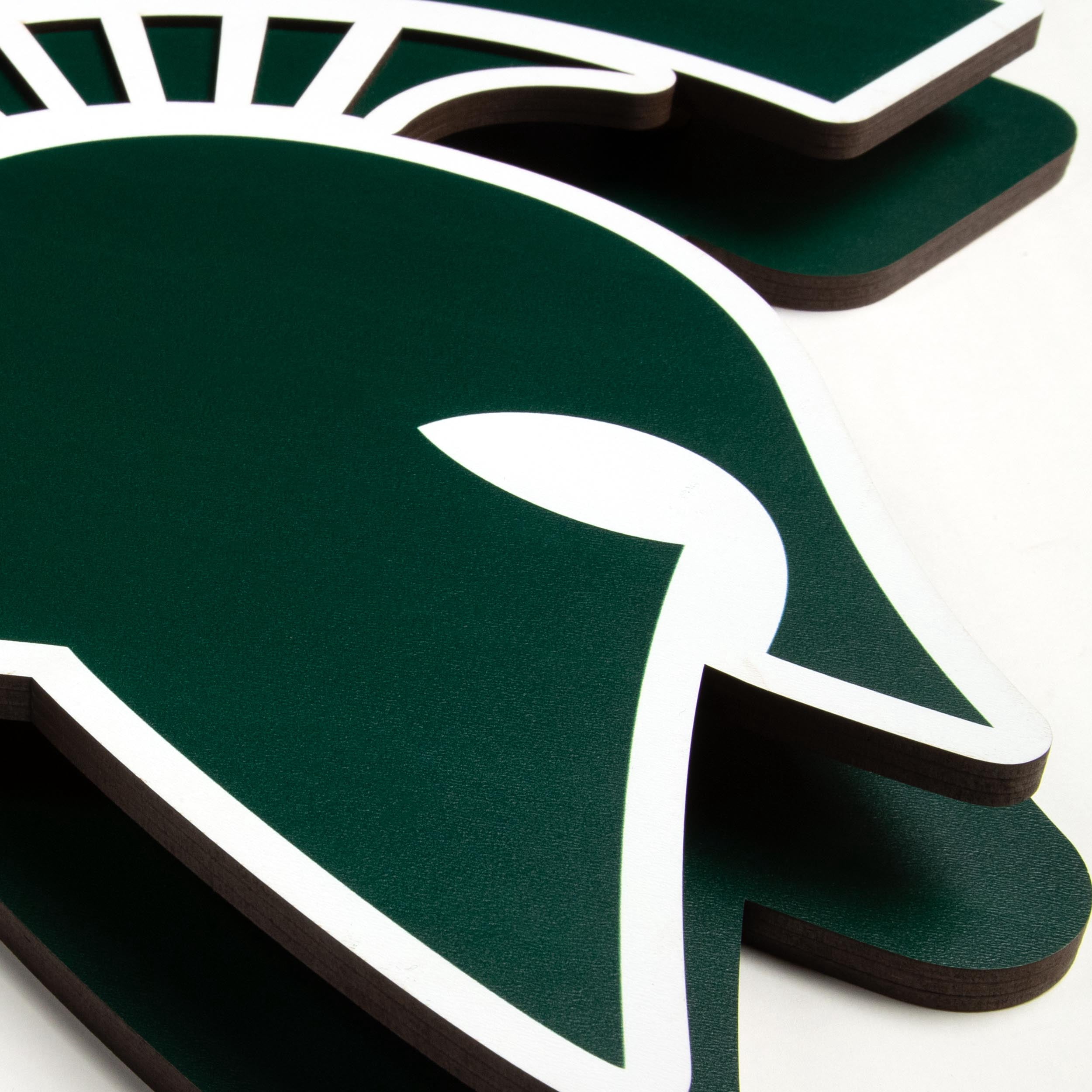 YouTheFan NCAA Michigan State Spartans 3DX Die Cut Wall Art