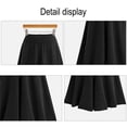 thumbnail image 3 of Women's A-Line Swing Pleated Long Maxi Skater Skirt, 3 of 5