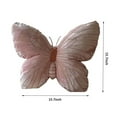 thumbnail image 3 of Harliver Butterfly Shaped Throw Pillow, Soft Butterfly Stuffed Seat Cushion Pad, Pink Butterfly Plush Pillow Velvet Decorative Pillow for Couch Living Room Bed, Cute Bedside Pillow, Pink -15.7in, 3 of 7