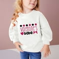 thumbnail image 5 of Herrnalise Toddler Girls Valentine's Day Sweatshirts Crewneck Hoodies Long Sleeve Collage T Shirts Kids Pullover Tops 2-10 Years, 5 of 5