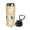 thumbnail image 2 of Cauagu Banana With Leaves Print 18oz Vacuum Insulated Stainless Steel Water Bottle,Coffee Travel Mug Spill Proof with Lid,Thermos Cup for Keep Hot/Ice Water Drinks, 2 of 7