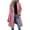 Pink, variant on Women's Pea Coat Long Sleeve Double Breasted Parka Jacket Solid Color Notch Lapel Long Overcoat with Belt Fall Winter Fleece Warm Trench Jackets Orange XXL