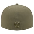 thumbnail image 4 of Men's New Era  Olive New York Rangers Military Appreciation Flag 59FIFTY Fitted Hat, 4 of 5