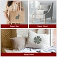 thumbnail image 5 of Uxcell 2Pcs Fabric Repair Patch 7.8"x11.8" Fine Linen Self Adhesive Patch for Sofa Clothing Cushion Pillow, Grey, 5 of 6