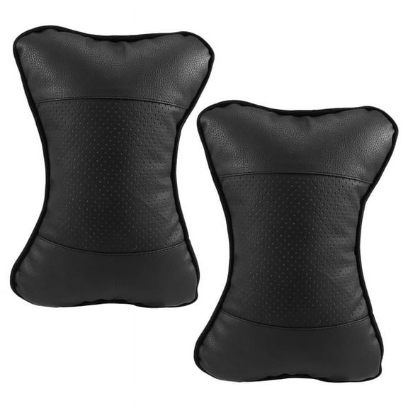 2Pcs Car Neck Pillow Breathable Head Rest Cushion Headrest Comfortable Soft for Travel Seat