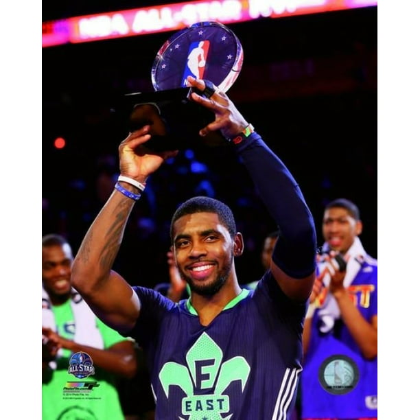 Kyrie Irving with the MVP Trophy 2014 NBA All-Star Game Photo Print (16 ...
