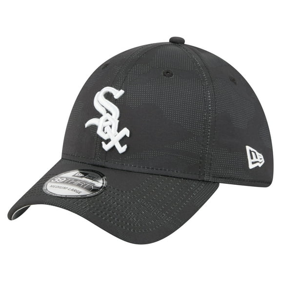 Men's New Era Black Chicago White Sox Tonal Camo 39THIRTY Flex Hat