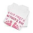 thumbnail image 4 of Our First Mother's Day Shirt,Mother's Day Baby Footprint Shirt ID-0402-GTAH, 4 of 10