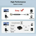 thumbnail image 3 of 2X Cable de Conversión de Audio Digital A Analógico, SPDIF Digital/Óptico y Coaxial A Analógico L/R y Cable de Audio Estéreo AUX de 3,5 mm, 3 of 5