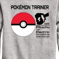 thumbnail image 3 of Pokémon - Pokeball Trainer Graphic Long Sleeve Fleece Sweatshirt, 3 of 5
