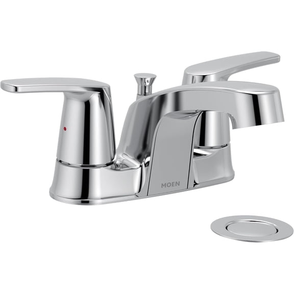 Moen 6499575 Chateau Two Handle Centerset Bathroom Sink Faucet in Chrome