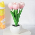 thumbnail image 2 of DISHAN LED Night Light Create Atmosphere Energy-saving Practical LED Simulation Tulip Night Light Party Decoration, 2 of 4