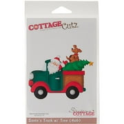 CottageCutz Die W/Foam 4"X6"-Santa's Truck