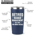 thumbnail image 3 of Retirement Gifts for Men 2025-20oz Coffee Tumbler, Retired Under New Management See Wife For Details Mug, Quitter, Husband, Dad, Boyfriend, Christmas Fathers day, Boss, 3 of 6