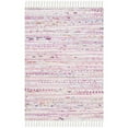 thumbnail image 1 of Safavieh Rag 6' X 9' Hand Woven Cotton Rug in Light Pink, 1 of 3