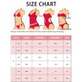 thumbnail image 5 of INSPIRE CHIC Women 1 Piece Dalmatian Swimsuit Decor Knot Tummy Control Bottom Swimwear Black White Dalmatian M, 5 of 5