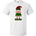 thumbnail image 3 of Inktastic Merry Christmas Elf in Red and Green Plaid T-Shirt, 3 of 5
