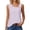 Pink, variant on Bainana Women T Shirt Solid Color Sleeveless Crew Neck Basic Tee Comfortable Loose Fit Female Street Casual Wear Tops Clothes Light Purple Size L