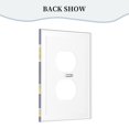 thumbnail image 4 of Panel de interruptores con marco romano de cuero simple para luces de conmutación de Rams Panel de pared Interruptor de luz simple, doble o con tirador, 4 of 8