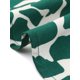 thumbnail image 5 of Blusa de peplum con volantes de cuello redondo para mujer de tallas grandes Agnes Orinda 1X blanca y verde, 5 of 6
