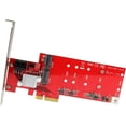 thumbnail image 3 of 2x M.2 NGFF SSD RAID Controller Card plus 2x SATA III Ports - PCIe - Two Slot PCI Express M.2 RAID Card plus Two SATA Ports (PEXM2SAT3422), 3 of 5