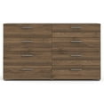 thumbnail image 2 of Pemberly Row 8 Drawer Double Dresser in Walnut, 2 of 14
