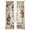 Brown BrulyWood, variant on Sweet Home Sheer Curtains 84 Inch Length 2 Panels Set Window Treatments, Western Stars Bird Houses Country Vintage Rod Pocket Semi Curtains for Living Room/Bedroom/Kitchen Décor, 104"W x 84"L