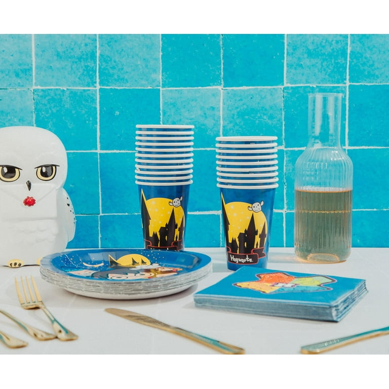 Harry Potter Chibi Friends 60-Piece Party Tableware Set | Cups, Plates,  Napkins
