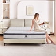 thumbnail image 5 of King Size Mattress 10 inches - Hybrid Mattress in a Box, King Mattress Medium Firm, Pressure Relief & Motion Isolation, Memory Foam Mattress Pocket Springs, CertiPUR US Certified, 365 Nights Trial, 5 of 8