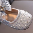 thumbnail image 4 of Lovebay Kids Girls Pearls Rhinestone Butterfly Dress Shoes Mary Jane Flat Shoes(5 Toddler-2 Little Kid), 4 of 8